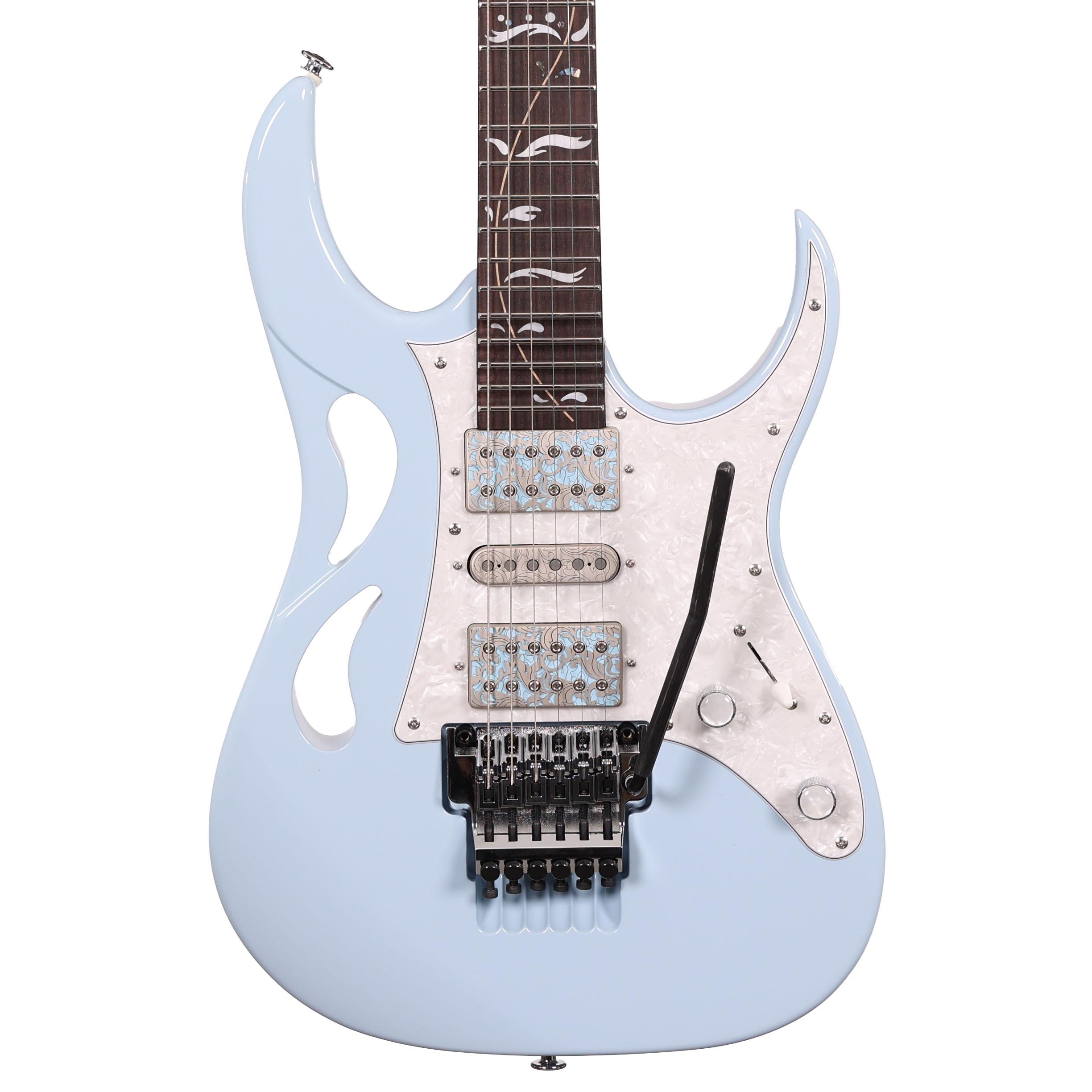 Ibanez Steve Vai Signature PIA Electric Guitar in Blue Powder